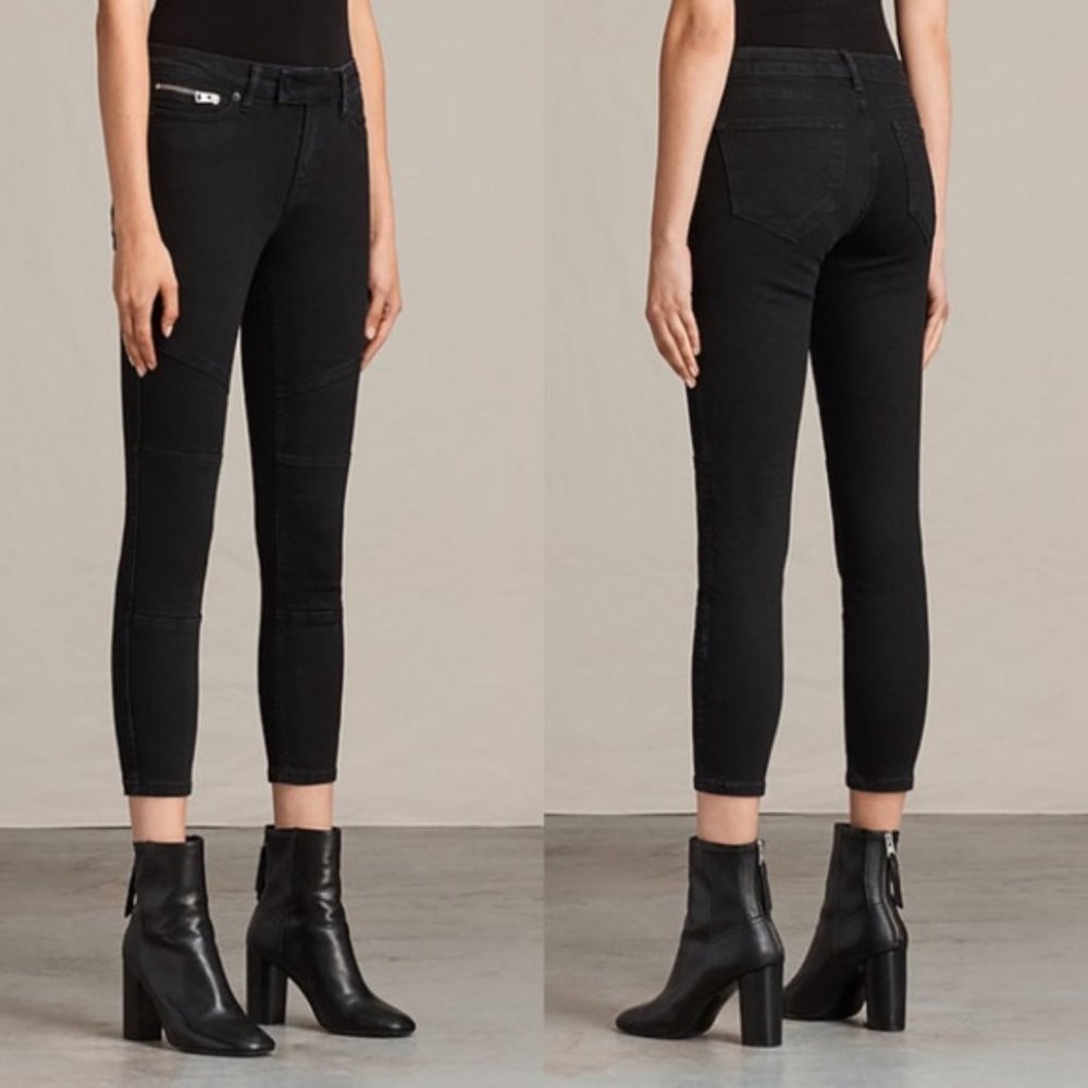 All Saints biker jeans (Women's size 29)